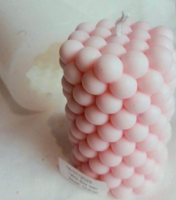 small white candle