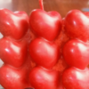 romantic hearts cube candle