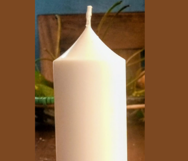 romantic hearts cube candle